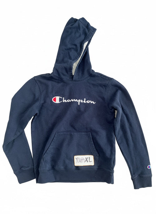 9: CHAMPION Navy Blue Hoodie