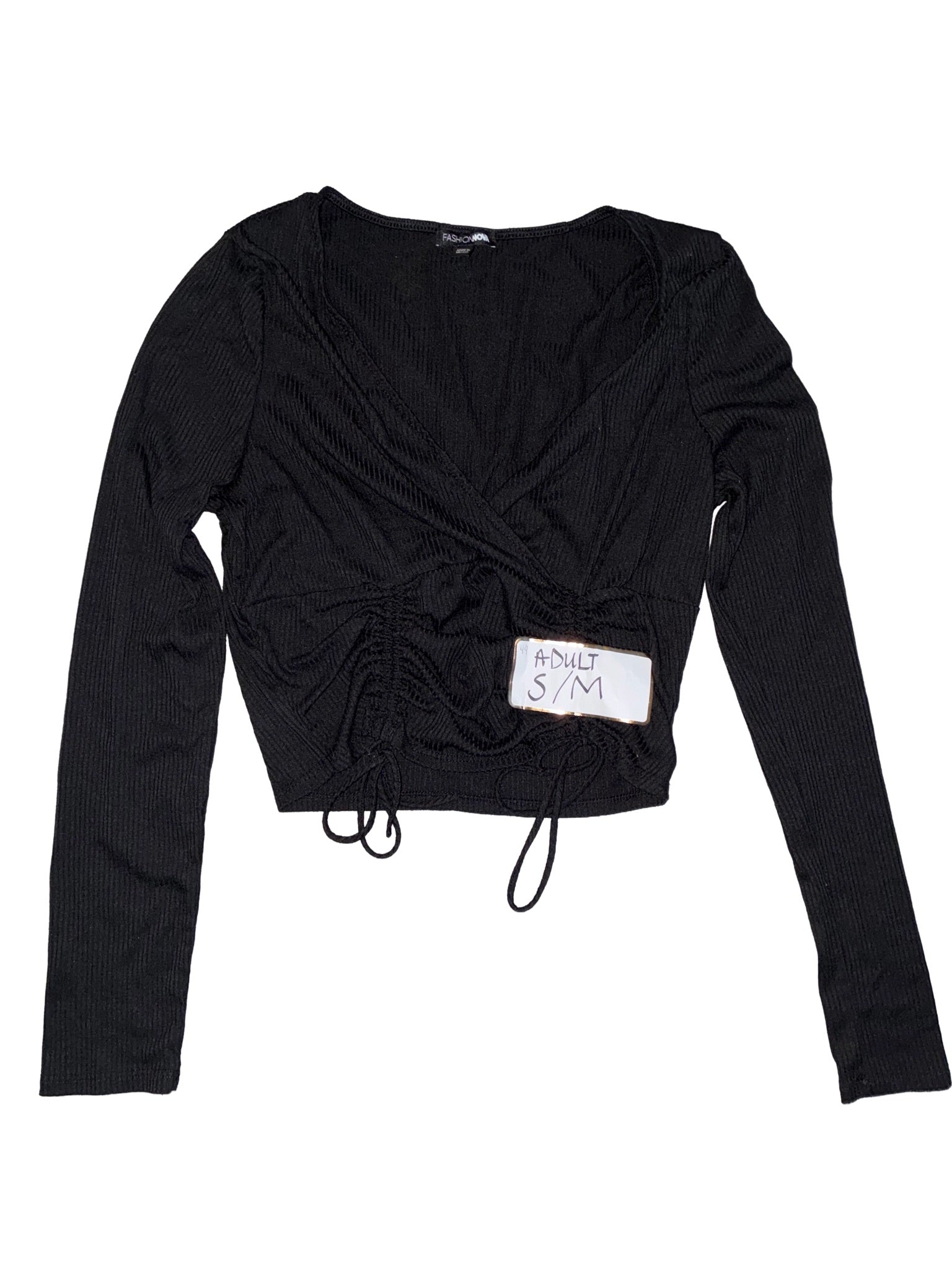 49: Fashion Nova- Black Blouse