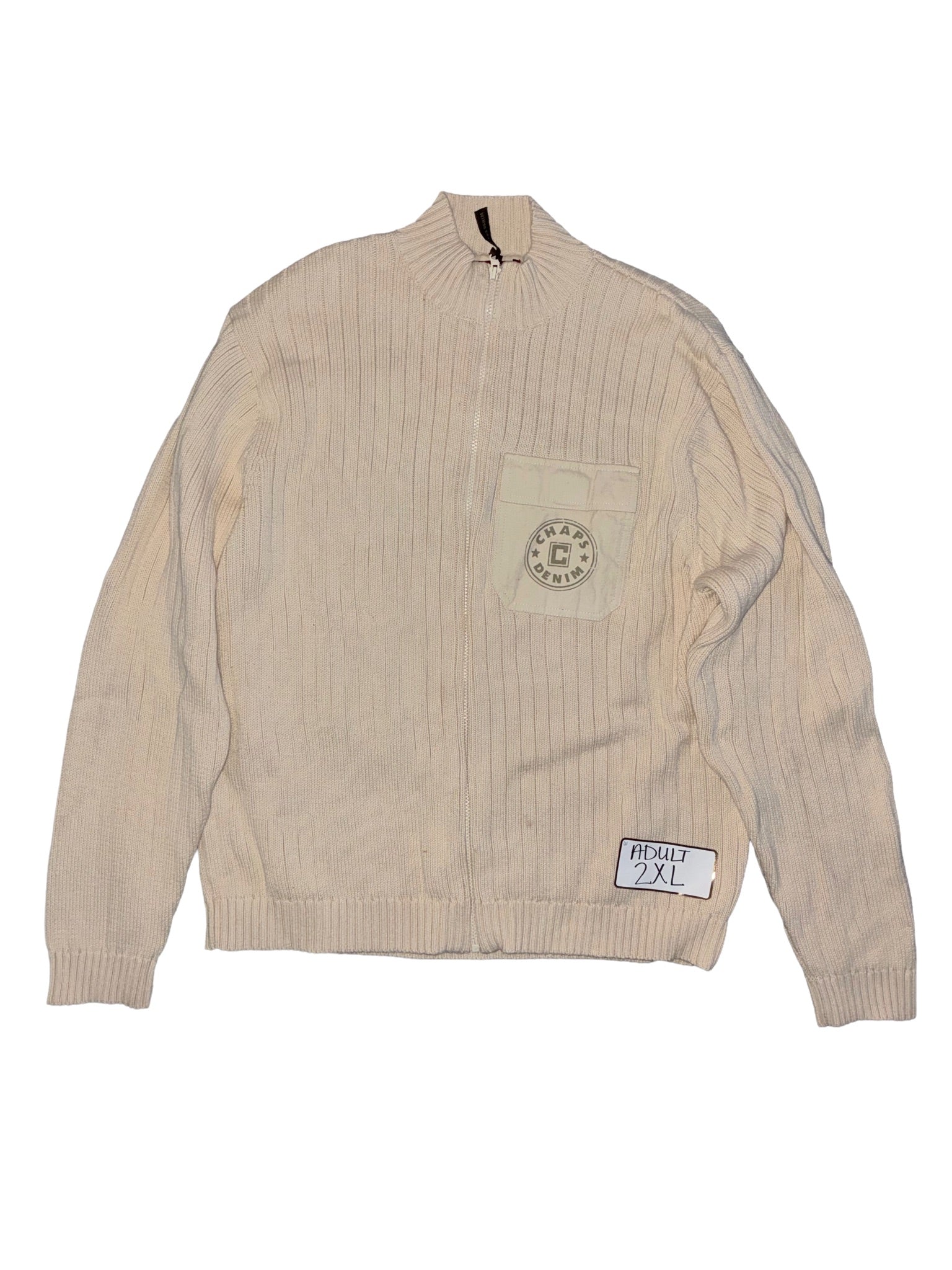 61: CHAPS DENIM- Sweater Jacket